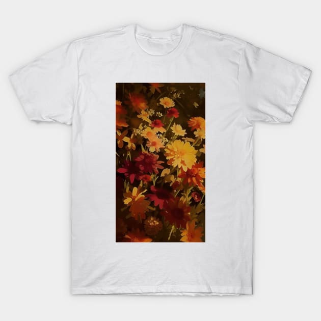 Flowers vintage summer T-Shirt by EmeraldWasp